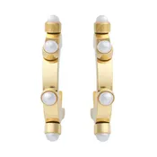 Belle Pearl Hoops