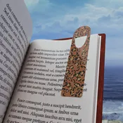 Leopard Print Metal Bookmark — typeplusprint
