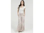 Angie Women's Drawstring Waist Wide Leg Pants