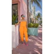 Strapless Elastic Banded Jumpsuit