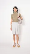 A-POC Shorts in Cool Gray