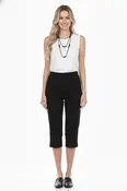 000- Atu 3 Stretch Capri- Black