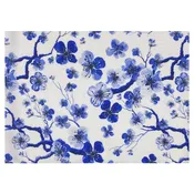 7095AM39 Microfilter with textile (indigo/white, blossoms) | Everett Vacuum