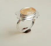 Citrine Flower Ring - Size 8 — Bottle of Bread