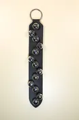 13 Chrome OR Solid Brass Bells on X-Large Door Hanger
