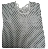 Atlas ECONOMY Hospital Patient Gown Medical Clinic Exam - Snow Flake Print