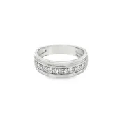 10KW Mens Diamond Wedding Band