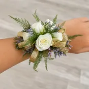 Traditional Rose corsage - wristlet