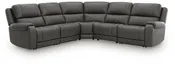 5Z - Pittson 5-Piece Power Reclining Sectional Leather