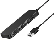 USB Hub 4-IN-1 Black