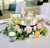 12 inch Round Mirrored Table Top Plate for Centerpieces — Seven Paths Manor