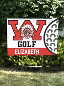 wayne golf sign with name — Progressive Printers Inc.