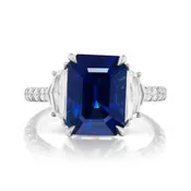 Classic Sapphire And Diamond Ring