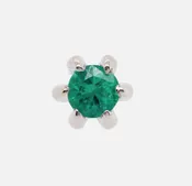 6 Prong Set Gem Threadless End