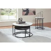 4 PC CET'S WITH NESTING TABLE