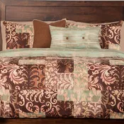 Barcelona Bed Cap Comforter Set with Sham & Toss Pillows