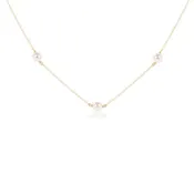15" Choker Simplicity Chain Gold 6mm Pearl
