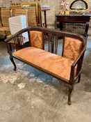 Antique Chinese Bench 52"L x 19"D x 32.5"T