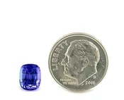 1.17 Carat Unset Loose Unmounted Cushion Shaped Tanzanite Gemstone