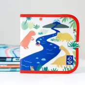 Dinosaur + Lava Reusable Dry Erase, Wipe Clean Activity Book