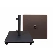 20″ Sq Steel Base w/ Casters (BSK120)