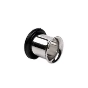 0 Gauge Stainless Steel Flared Earlet with O-Ring