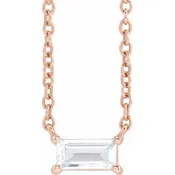 14K 1/3 CT Lab-Grown Diamond 16-18" Necklace