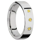 14K White Gold + Polish Finish