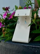 Aquamarine Pear Earrings