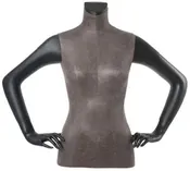 1/2  FEMALE W/ ARMS MANNEQUIN (MAF-A4-3501)