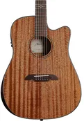 Alvarez AED66CE Armrest Artist Elite Dreadnought Acoustic Electric Guitar - Natural