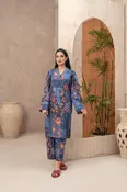 Blue Dress - Tawakkal 2 Piece Suit | MakeByMoon USA