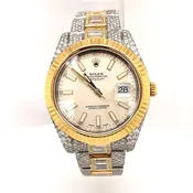 Rolex Datejust 41 Two-Tone w/ added Diamonds