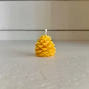 Beeswax Pinecone Candle