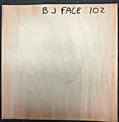 Craft wood banjo face veneer maple bfv102