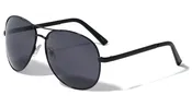 Black on Black Aviator Sunglasses