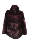 Beaver Jacket in Burgundy