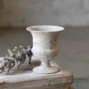 cream urn 4.75 x 5.4 inches