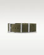 Army Green Woven Nylon Strap 18mm