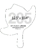 Cowboy Hat Shape Paddle