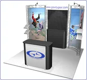 10x10ft Turnkey Trade Show Booth Rental - Bodega