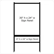 24×30 Iron Angle Frame