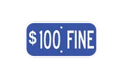 $100 Fine – Small