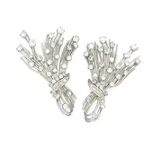 Diamond Spray Earrings in 18k White Gold