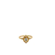 18K Yellow Gold Venice Frame Ring