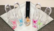 Acrylic Shoes with Butterflies