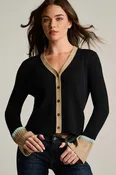 CUFF KEEPER COTTON CASHMERE CARDIGAN