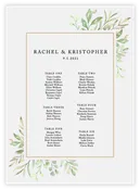Seating Chart - Greenery 04