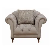 Alasdair Tufted Upholstered Chair Brown