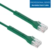 0.5Ft CAT6A UTP Bendable Slim Ethernet Network Cable 28AWG Green (Part Number – ATDS100550GN)